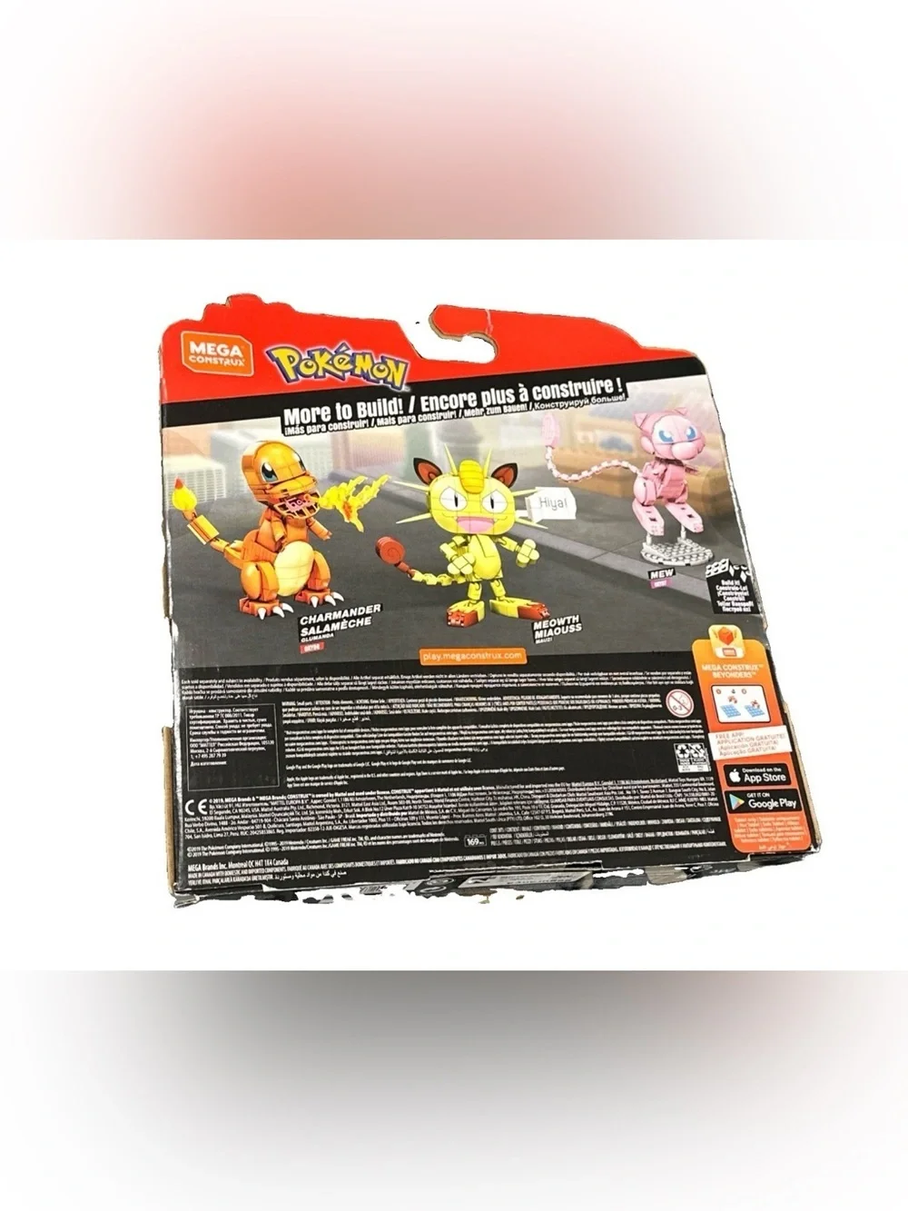 MEGA Construx Pokémon Meowth Miaouss Mauzi 169 Piece Build Kit NEW SEALED GKY98